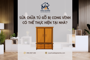Sửa chữa tủ gỗ bị cong vênh: có thể thực hiện tại nhà?