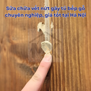 Sửa chữa vết nứt gãy tủ bếp gỗ chuyên nghiệp, giá tốt tại Hà Nội