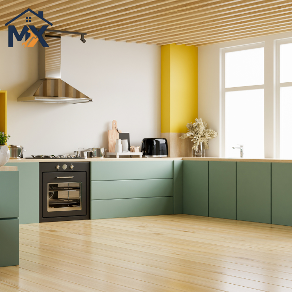 Các vấn đề thường gặp ở tủ bếp gỗ do nước và nhiệt