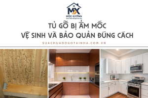 Tủ gỗ bị ẩm mốc: vệ sinh và bảo quản đúng cách