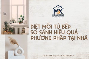 Diệt mối tủ bếp: So sánh hiệu quả phương pháp tại nhà