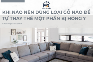Khi nào nên dùng loại gỗ nào để tự thay thế một phần bị hỏng ?